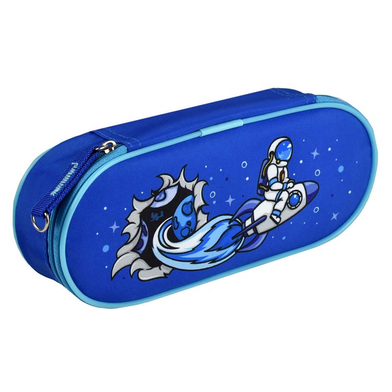 Пенал  для мальчика  настольный Фенкс + "Космонавт" 20,5*7,5*4см