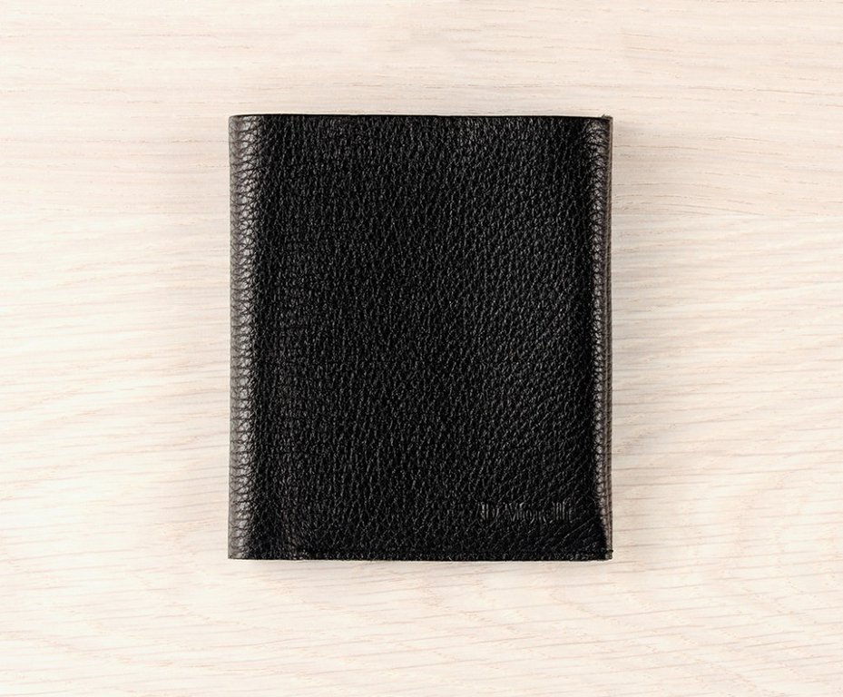 Портмоне D.Morelli мужское "Texas" вертикальное, нат.кожа, черный