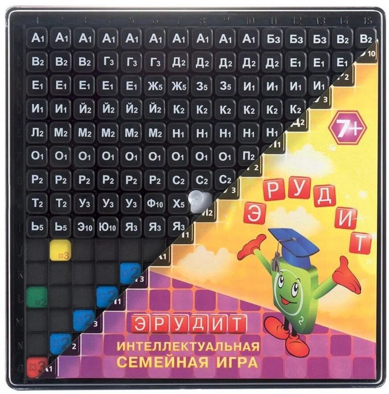 Игра настольная  .7+ "Эрудит" (2-4 игрока, 45-60 мин) БИПЛАНТ