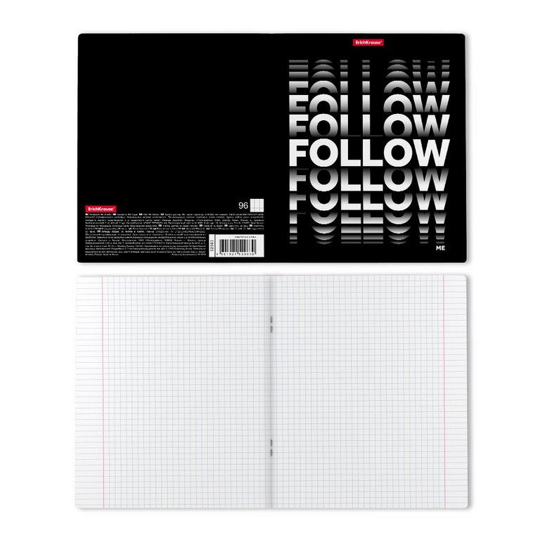 Тетрадь 96 лист кл. А5 на скрепке " Follow Me"