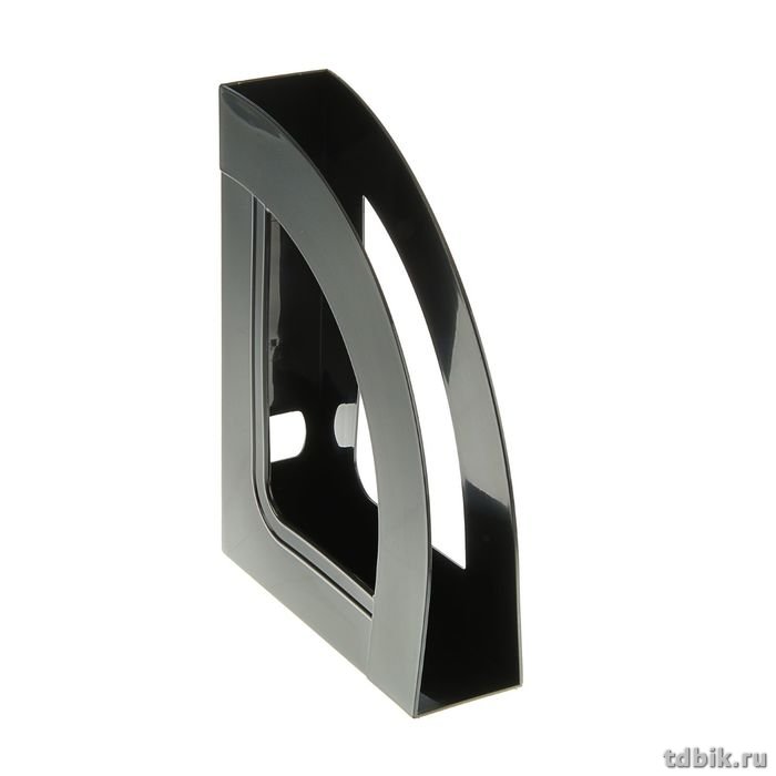 Лоток вертикальный 70 мм Стамм Респект, черный