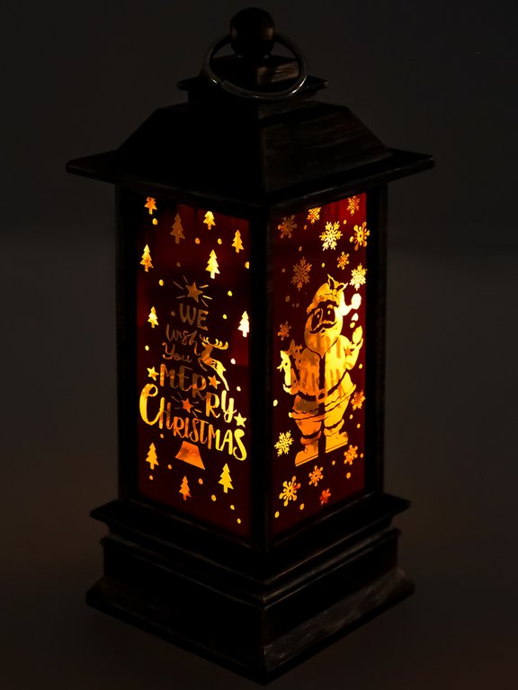 Подсвечник новогодний "Санта" 5,4*15 см