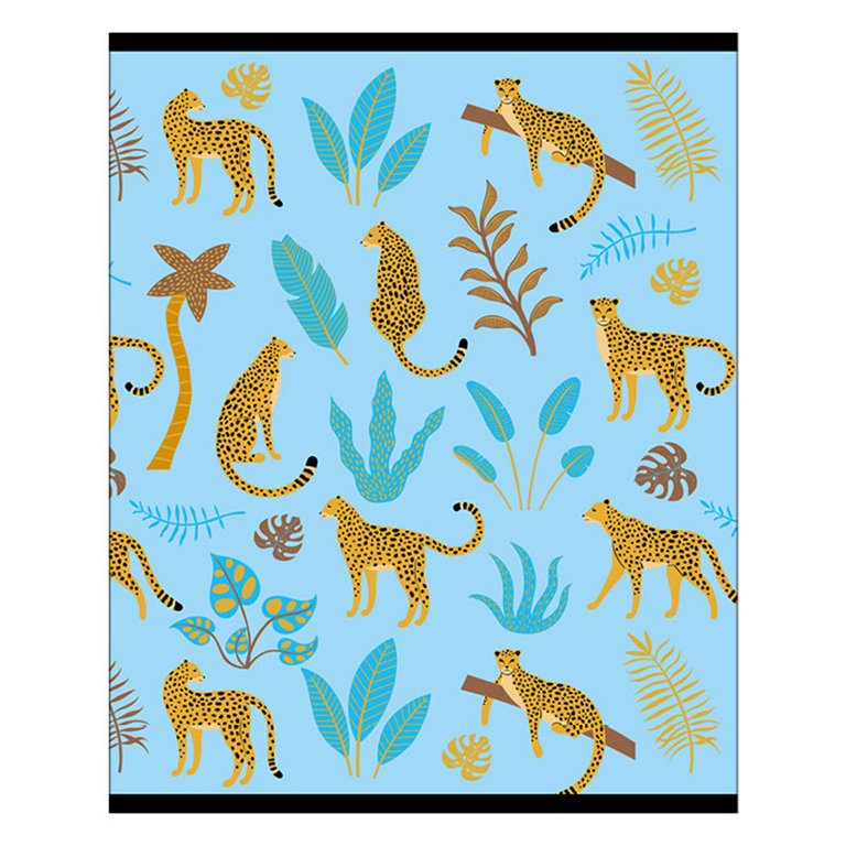 Тетрадь 48 лист кл. А5 на скрепке "Be wild"