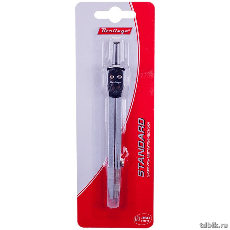 Циркуль 135 мм Berlingo "Standard" (металл)