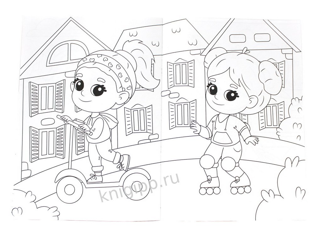 Раскраска А4 "Лучшая подружка" 16 стр ПРОФ-пресс