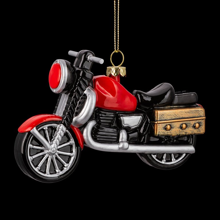 Украшение елочное из полирезины "Байк" 13,5 см