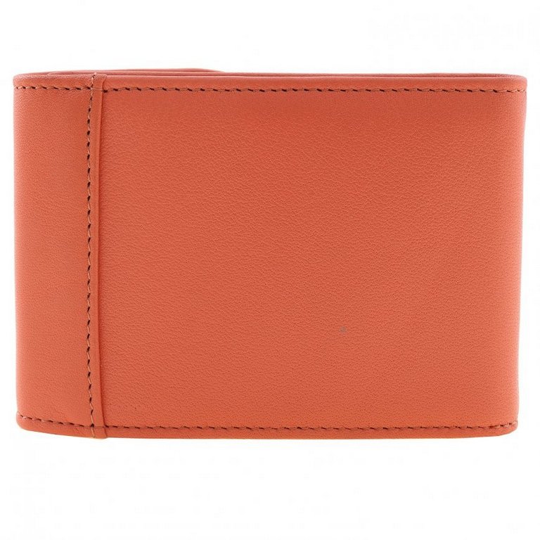 Визитница Tony Perotti 10,5*7см на 20 визиток, нат. кожа, цвет кораловый