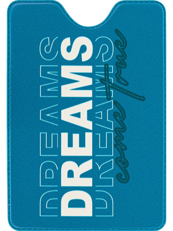 Обложка для проездного билета "Мечты сбываются" из ПВХ 7*9,5 см