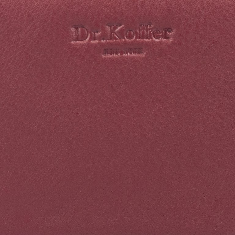 Футляр для ключей Dr.Koffer 8*13см, бордовый