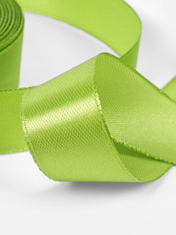 Лента атласная 2,0см*23м, цв. зеленый светлый ART UZOR