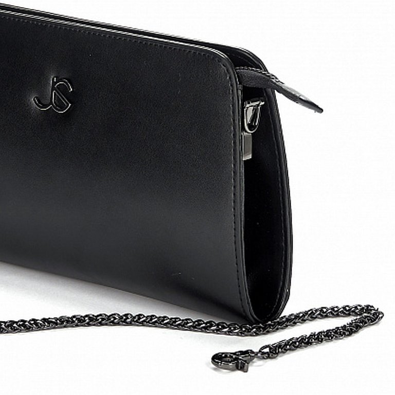 Сумка женская-клатч Jane's Story черный, нат. кожа