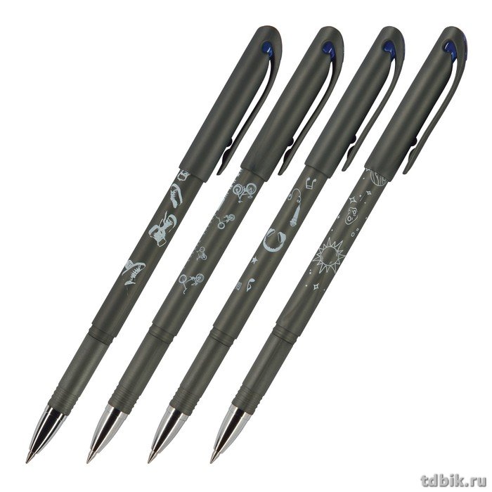 Ручка пиши-стирай гелевая Bruno Visconti "DeleteWrite Art. Boys" синяя 0,5 мм