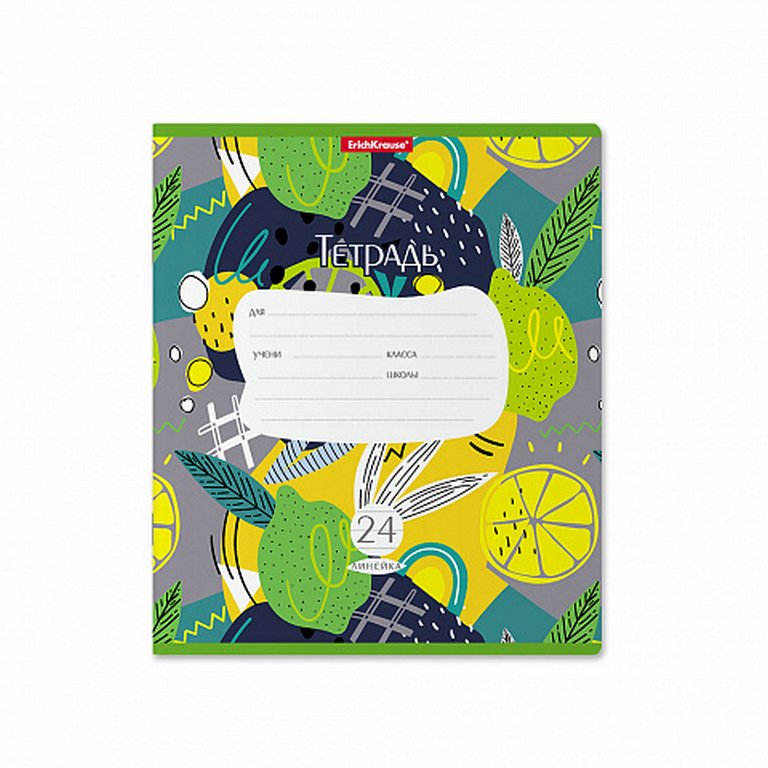 Тетрадь 24 лист кл. А5  "Lime"