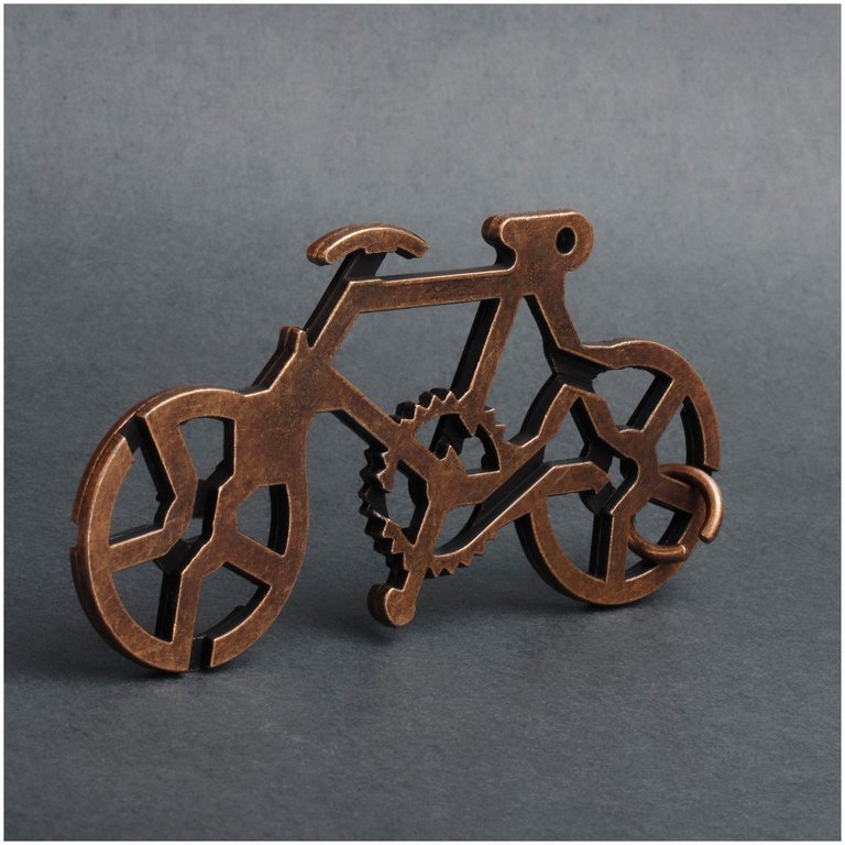 Головоломка из металла "Велосипед" ТРИ СОВЫ