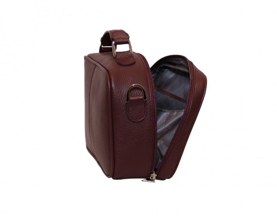 Сумка женская  D.Morelli, нат. кожа, бордо