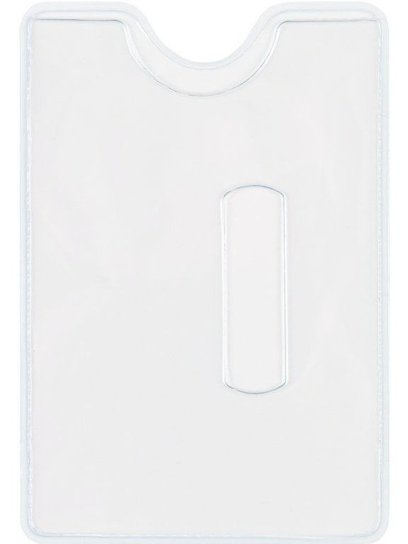 Обложка для проездного билета "Школьница" из ПВХ 7*9,5 см