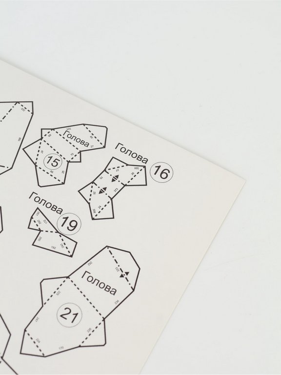 Набор для создания полигональной фигуры из зеркальной мозаики «Корги»