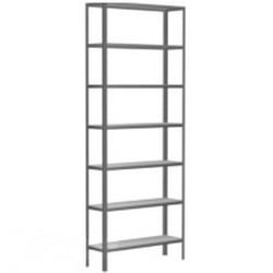 Стеллаж металлич. архивный с 7-ю полками (2550*1000*400мм)