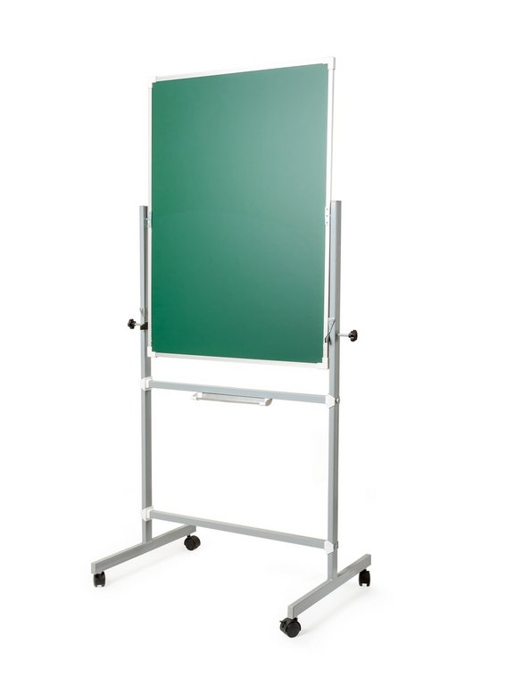 Доска передвижная маркерно-меловая 1000*1200 мм поворотная (магнит) МелМар