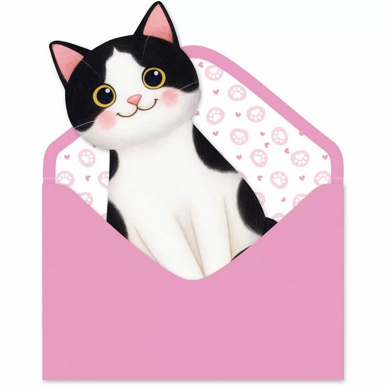 Открытка средняя без текста (с художественным конвертом)