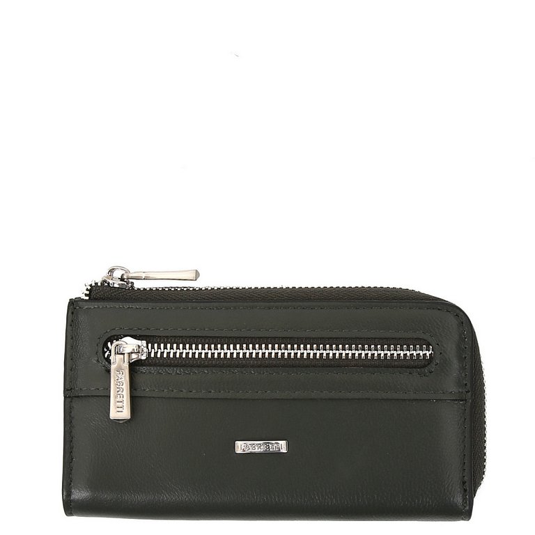 Футляр для ключей FABRETTI нат. кожа, 13*7*2см,  темно-зеленый