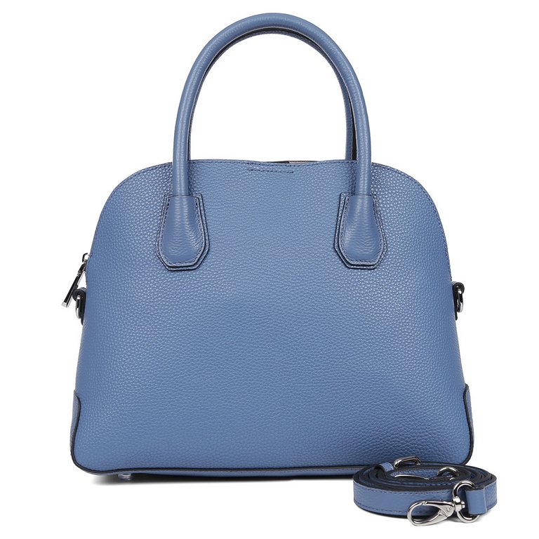 Сумка женская FABRETTI 31*25*13см, нат. кожа, синий