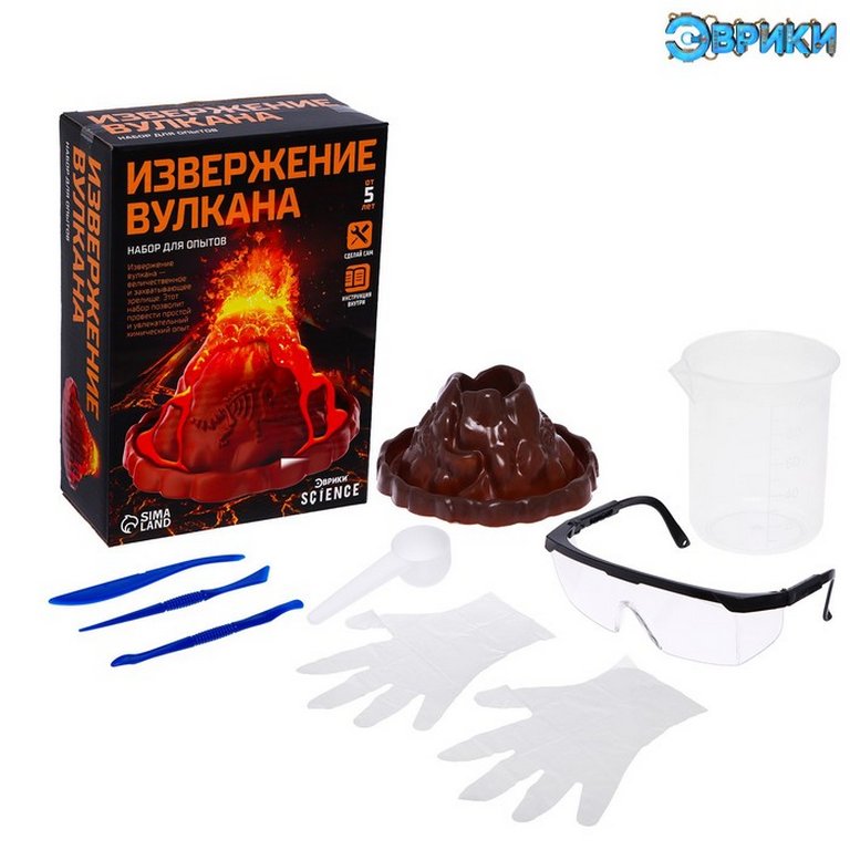Игра научная .7+ "Извержение вулкана" ЭВРИКИ