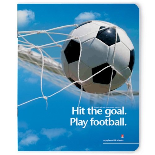 Тетрадь 48 лист кл. А5 на скрепке "ФУТБОЛ-МОЯ ИГРА" 5 видов