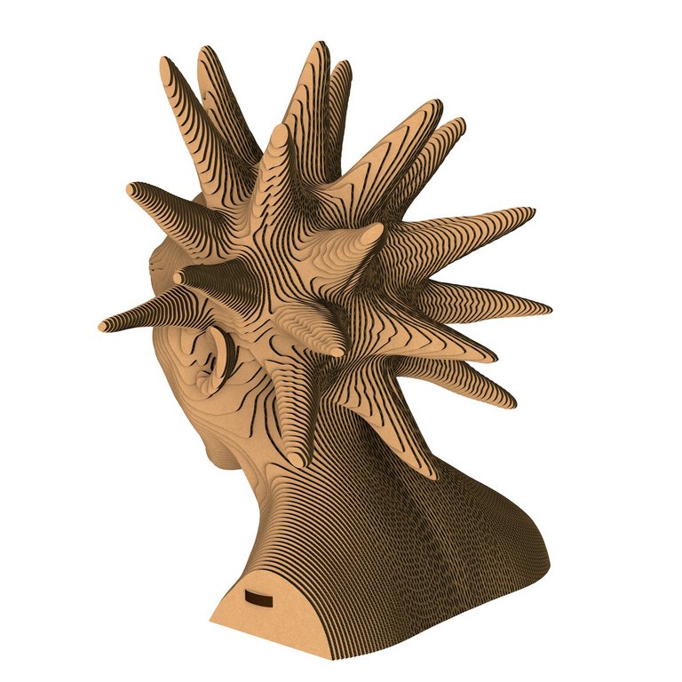 Сборная модель из гофрокартона "Горшок" h=23см, 381 дет., 6+, 5cult