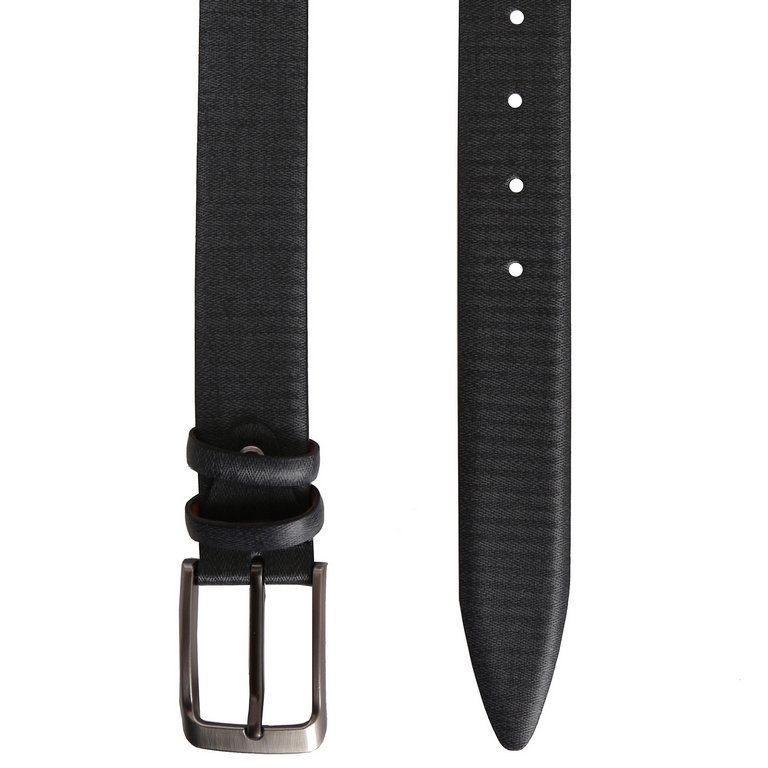 Ремень FABRETTI мужской, 35 мм, натуральная кожа, черный