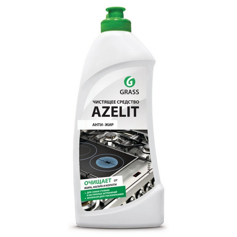 Средство для мытья плит, духовок, грилей Azelit 500мл., гель (GRASS) Антижир Средство для мытья плит, духовок, грилей Azelit 500мл., гель (GRASS) Антижир