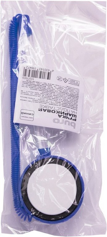 Ручка шариковая настольная синий корпус Buro 0,7мм синяя (стерж. 125мм, линия 0,5мм)