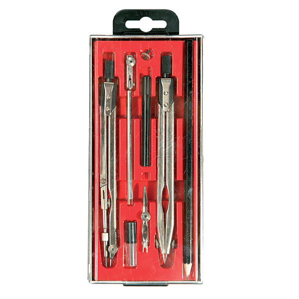 Набор чертежный  8 предметов ГЛОБУС Техника