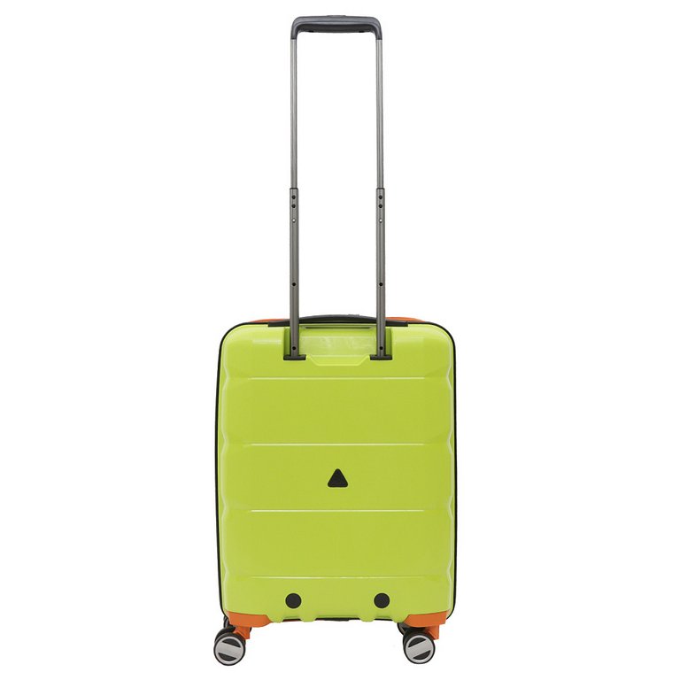 Чемодан 4-х колесный FABRETTI 100% полипропилен, 56*39*20 см, салатовый