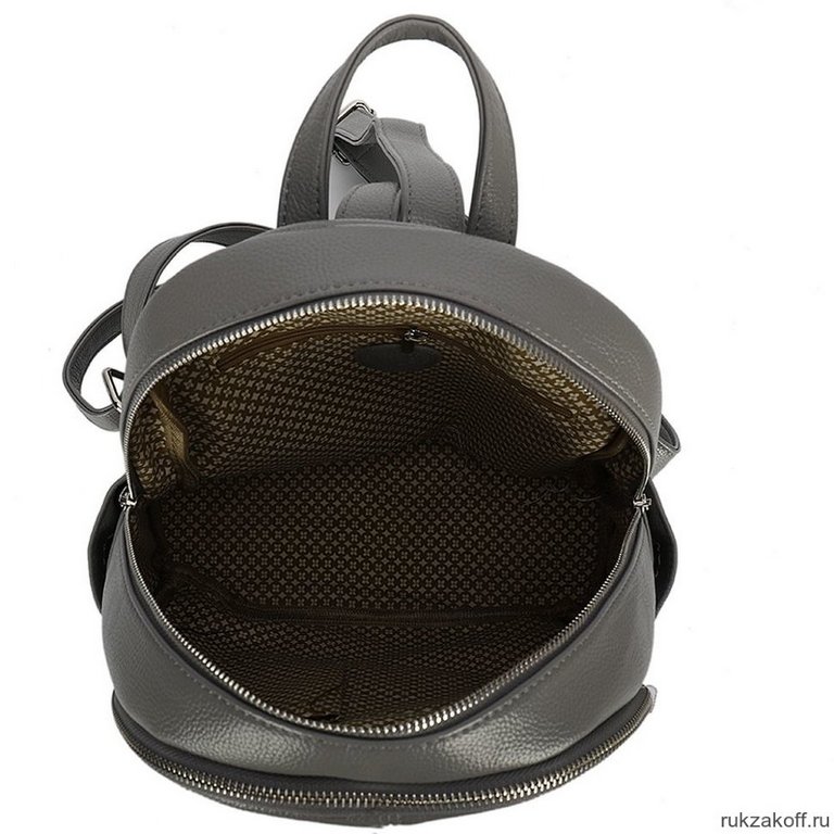 Рюкзак молодежный женский OrsOro иск. кожа 33*27*14 см, серый