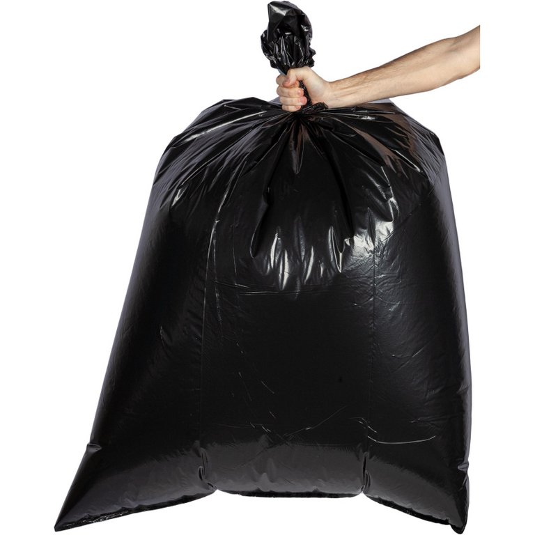 Мешки для мусора 300л. 10 шт/уп (60 мкм) ПВД "Броня" 105*150 см. черные
