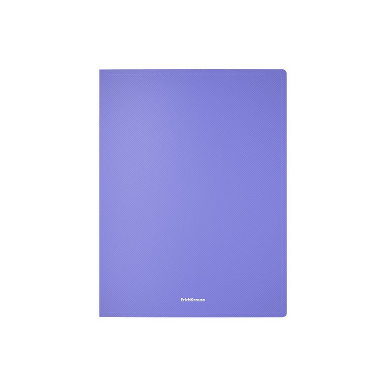 Папка на 4-х кольцах А4 24 мм пластик ErichKrause Matt Pastel, ассорти