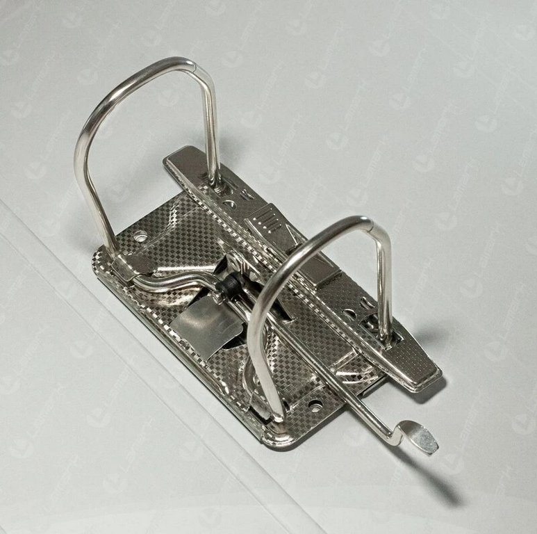 Папка-регистратор А4 50мм Lamark пл. карман на торце, метал. окантовка синяя