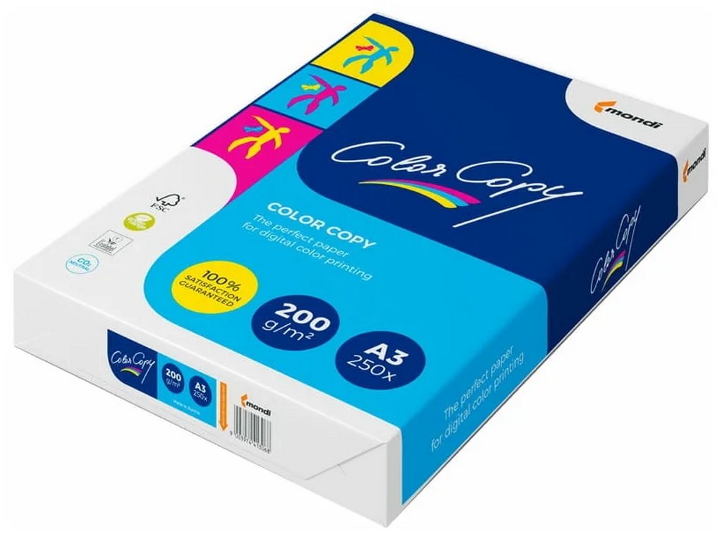 Бумага для полноцв. печати Color Copy А3 (297*420мм) 200 гр. (250л)