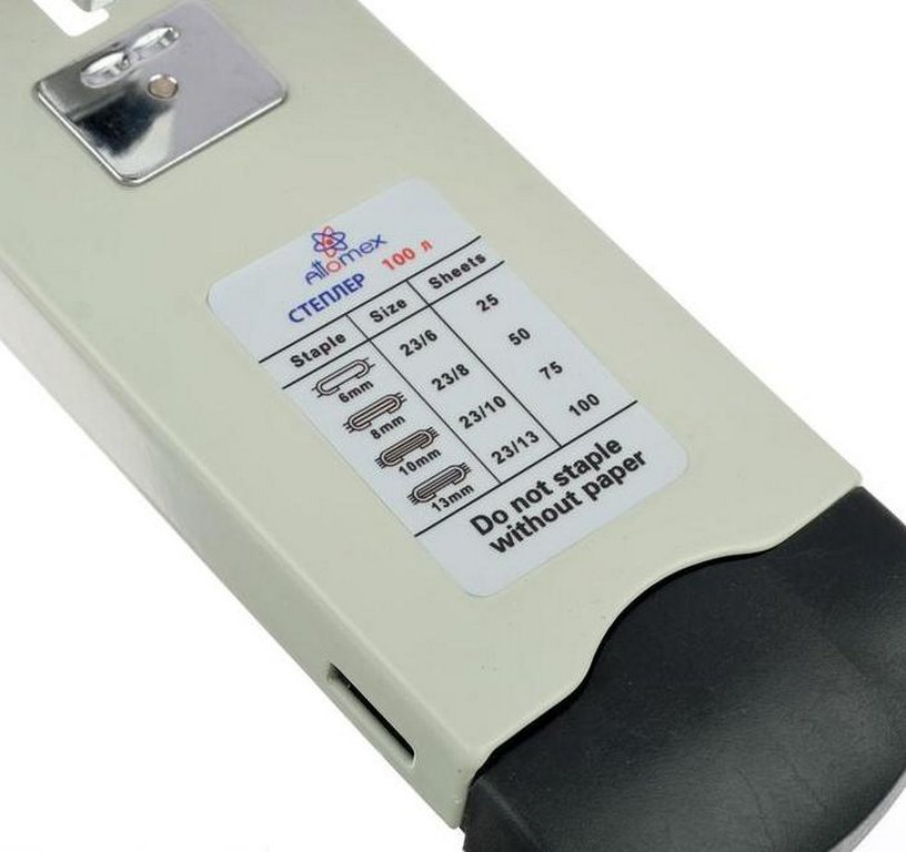 Степлер мощный 23/6, 23/13 до 100л Attomex серый