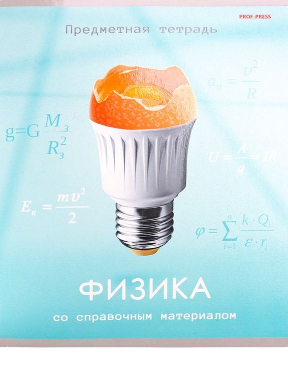 Тетрадь 48 лист кл. А5 на скрепке, со справ. мат-ом "ИГРЫ РАЗУМА. ФИЗИКА"
