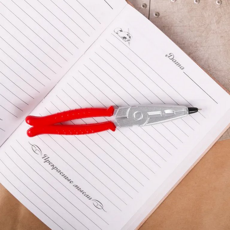 Ручка шариковая сувенирная "Плоскогубцы" " (Настоящий мужик)