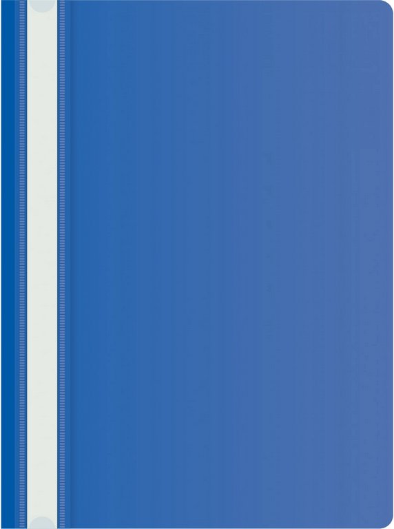 Папка-скоросшиватель А4 пластик, (0,11/0,13 мм) синяя Silwerhof Eco