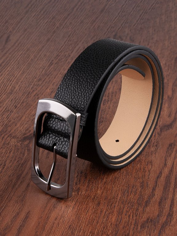 Ремень Alliance нат. кожа,  ширина 40мм, черный