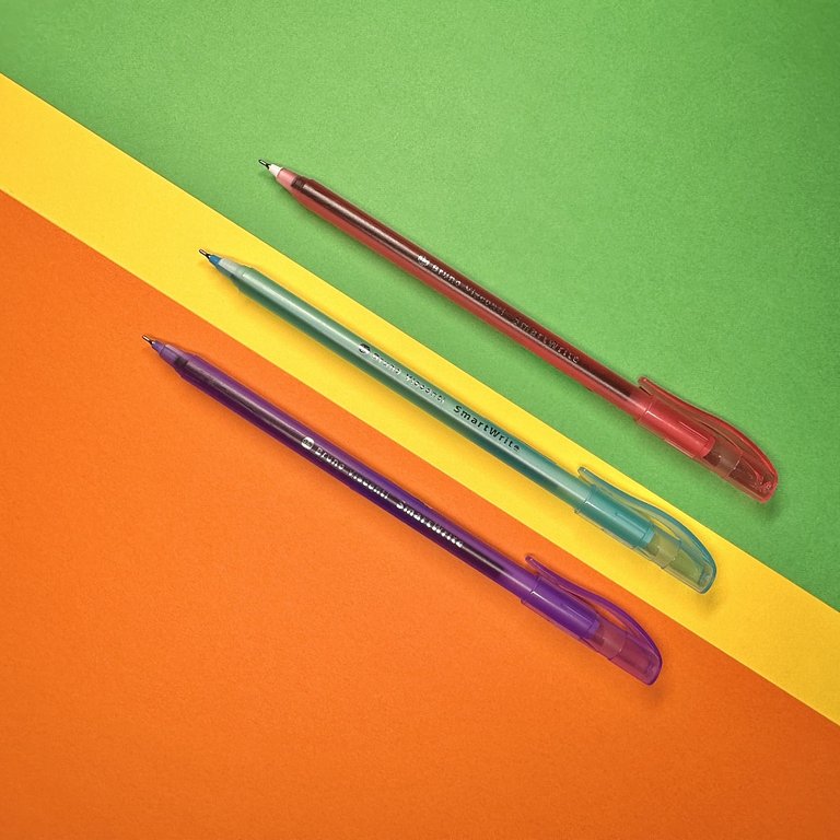 Ручка шариковая BV SmartWrite "Creative" 0,5мм синяя (линия 0,4мм) одноразовая