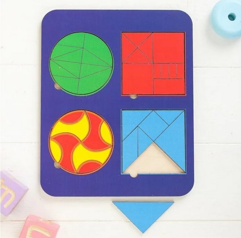 Головоломка из дерева Набор из 4-х головоломок WOODLENDTOYS