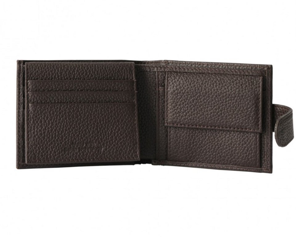 Портмоне D.Morelli мужское "Texas" с хляст., нат.кожа, цвет коричневый