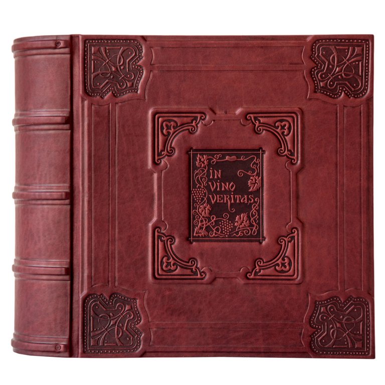 Бар-книга "Макей" Истина в вине, деревянный (натуральная кожа) + (1 графин+6 рюмок)