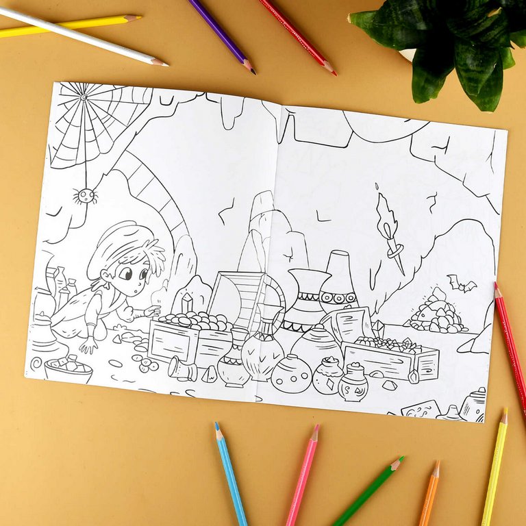 Раскраска А4 "Сказочная раскраска. Волшебные герои" 8л Феникс+