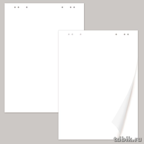 Блок бумажный для Флипчарта белый 675*980 мм, 20 листов, 80 г/м2 Brauberg